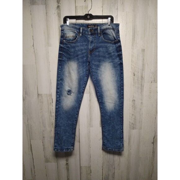 Southpole Skinny Jeans Size 32x30 Distressed (32x28) - Picture 1 of 9